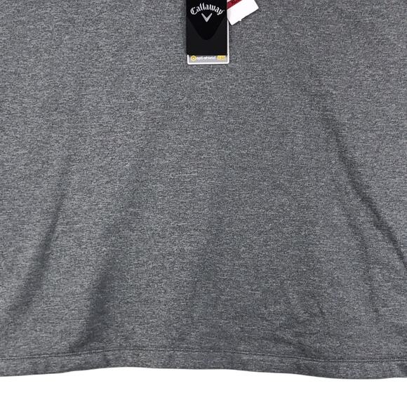 Callaway Men Size XL Sweater Quarter 1/4 Zip Pullover Golf OptiShield UPF 50 NEW - Picture 3 of 16